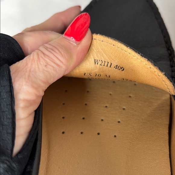 🖤 Samuel Hubbard Women's Black Leather Loafers Size 10 NWOT Comfort Chic 🖤 - Picture 11 of 12